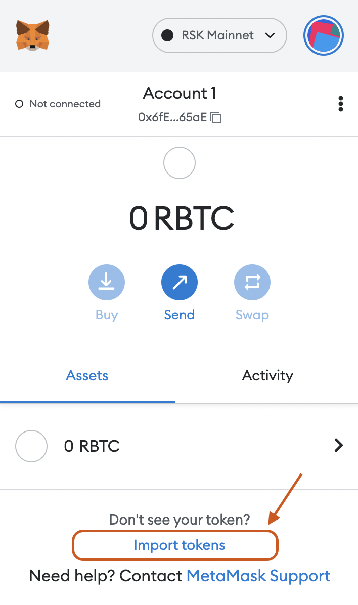 Importing custom tokens 1